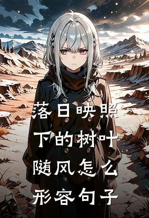 落日映照下的树叶随风怎么形容句子