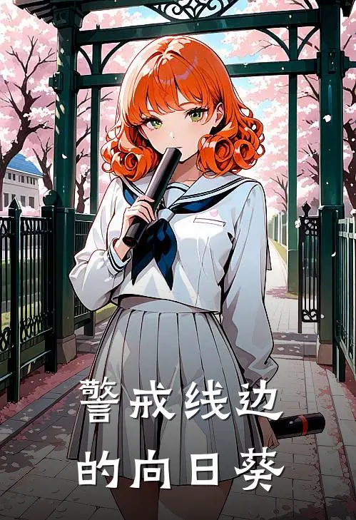 警戒线边的向日葵