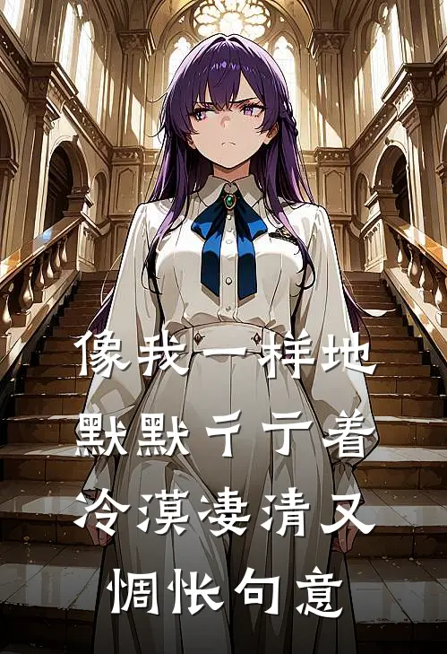 像我一样地默默彳亍着 冷漠凄清又惆怅句意